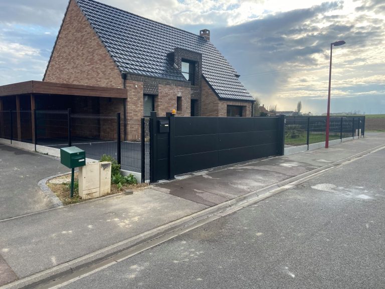 Portail ALU / Totem boite aux lettres RIVAGE